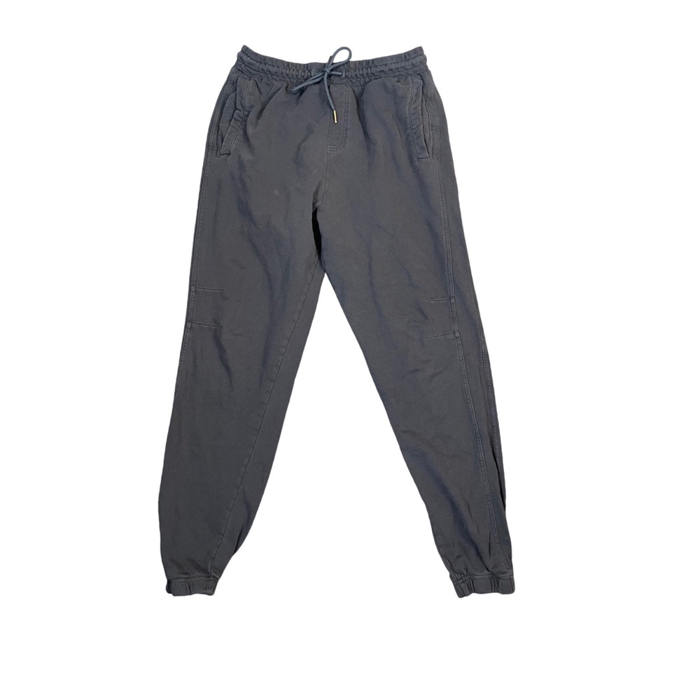 Gymshark Mens A3A9K Cotton Jogger Sweatpants Dark Gray Medium Embroideredβ Logo